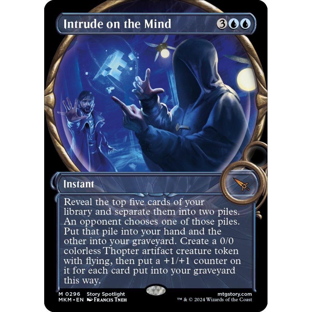 Image for Intrude on the Mind (Showcase) (296) (MKM) - Magic: The Gathering