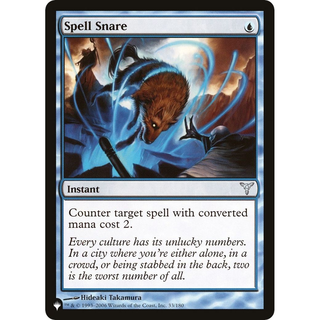 Image for Spell Snare (33/180) (LIST) - Magic: The Gathering