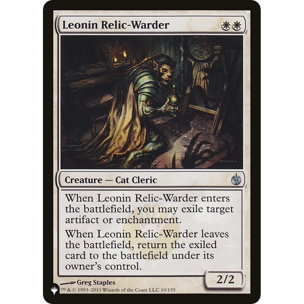 Image for Leonin Relic-Warder (MBS) (10/155) (LIST) - Magic: The Gathering