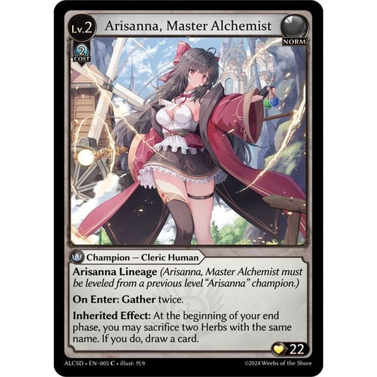Image for Arisanna, Master Alchemist (005) (ALCSD) - Grand Archive TCG