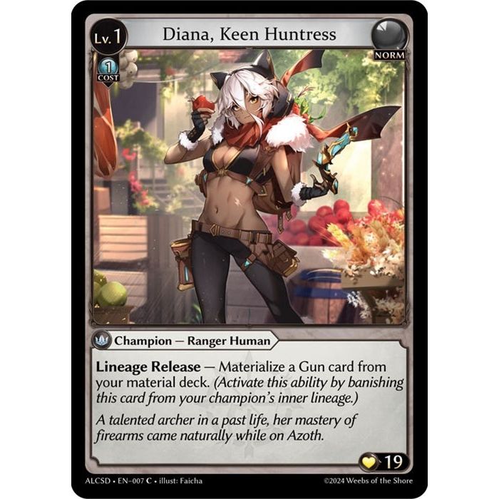Image for Diana, Keen Huntress (007) (ALCSD) - Grand Archive TCG
