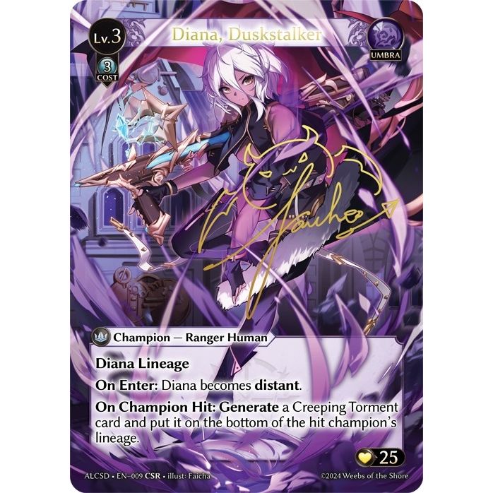 Image for Diana, Duskstalker (CSR) (009) (ALCSD) - Grand Archive TCG