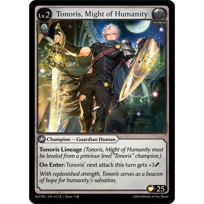Image for Tonoris, Might of Humanity (011) (ALCSD) - Grand Archive TCG