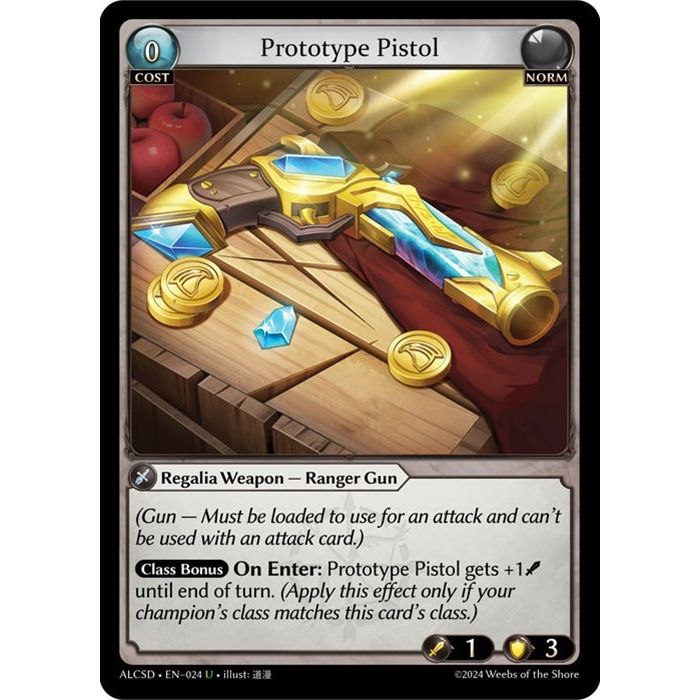 Image for Prototype Pistol (024) (ALCSD) - Grand Archive TCG