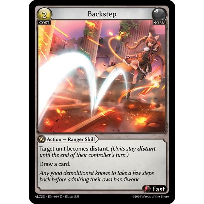 Image for Backstep (039) (ALCSD) - Grand Archive TCG