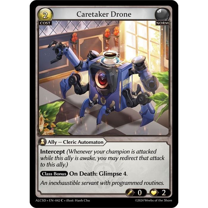 Image for Caretaker Drone (042) (ALCSD) - Grand Archive TCG