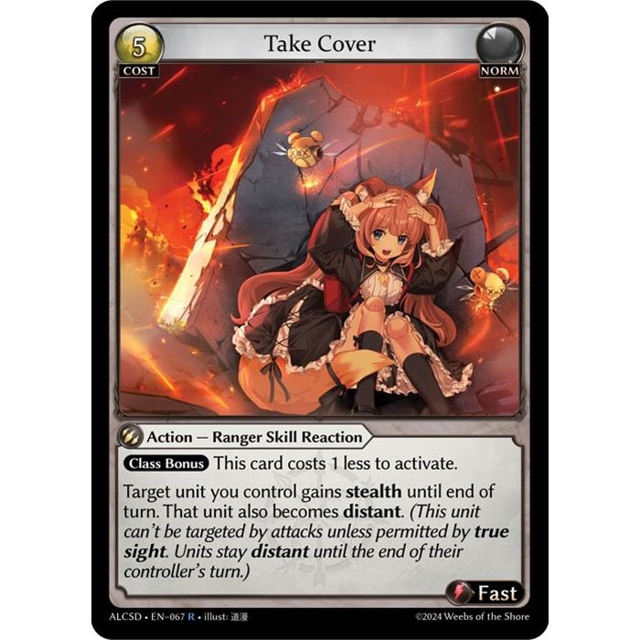 Image for Take Cover (067) (ALCSD) - Grand Archive TCG