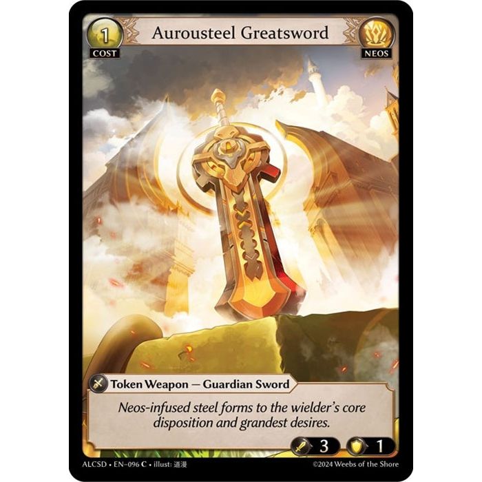 Image for Aurousteel Greatsword (096) (ALCSD) - Grand Archive TCG