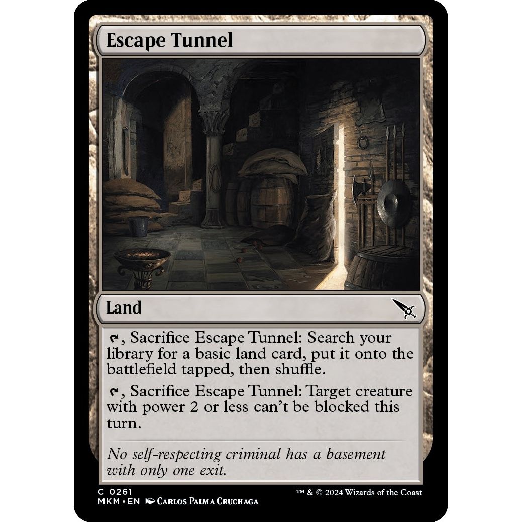 Image for Escape Tunnel (261) (MKM) - Magic: The Gathering