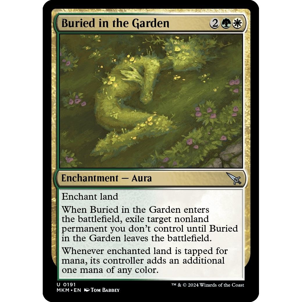 Image for Buried in the Garden (191) (MKM) - Magic: The Gathering