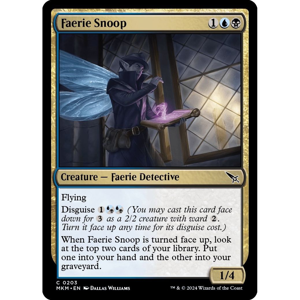 Image for Faerie Snoop (203) (MKM) - Magic: The Gathering