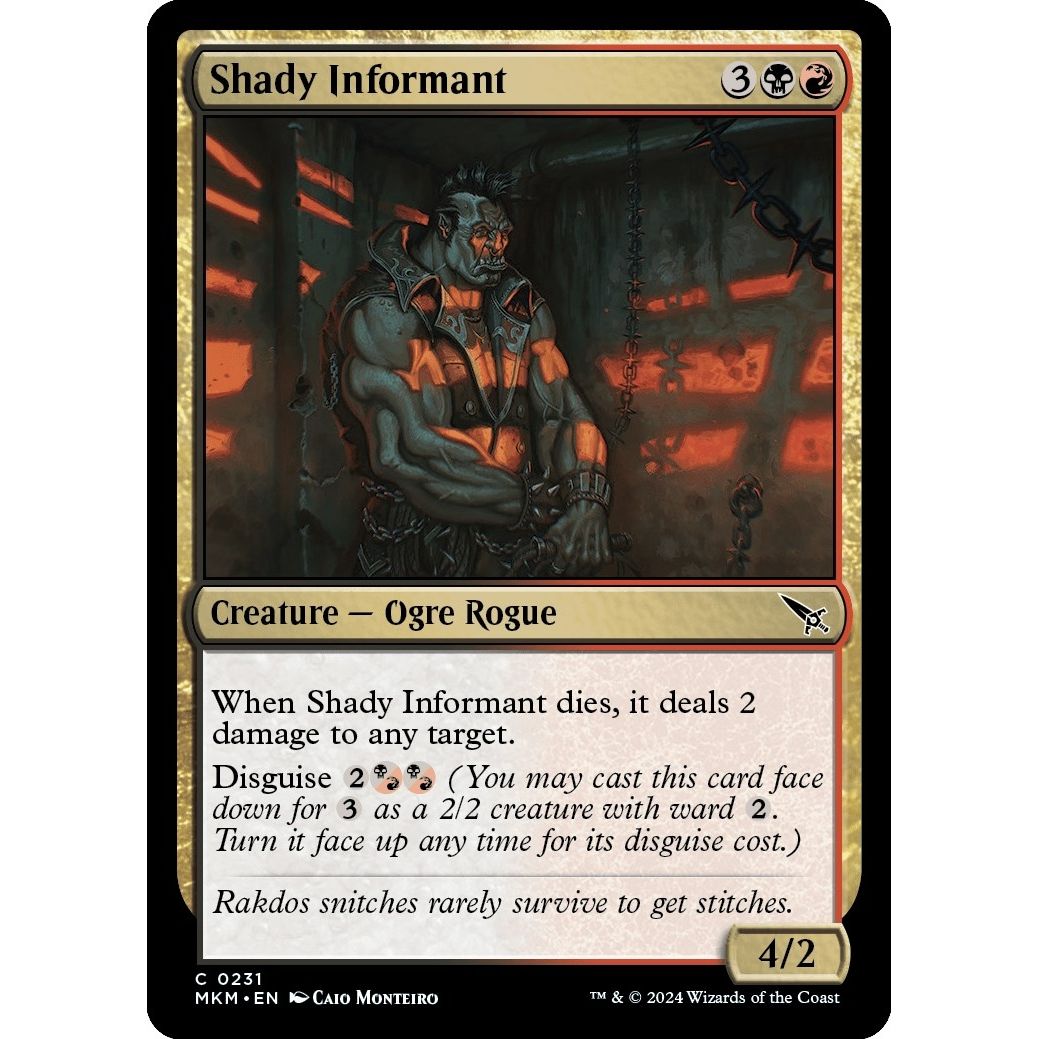 Image for Shady Informant (231) (MKM) - Magic: The Gathering