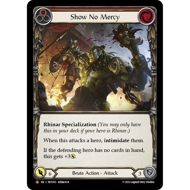 Image for Show No Mercy (HVY013) (HVY) - Flesh and Blood TCG