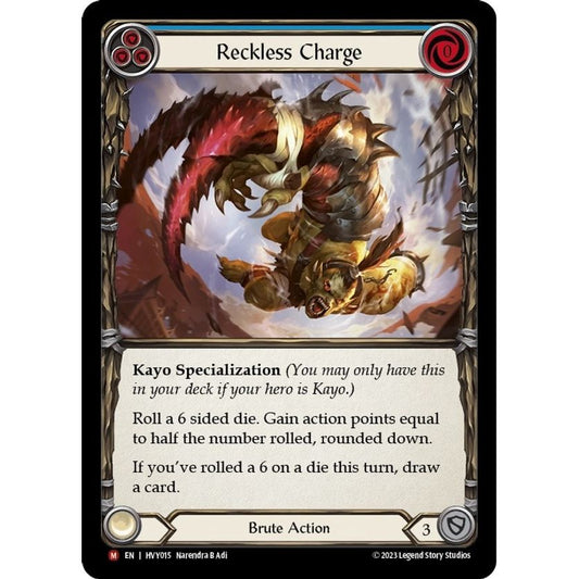 Image for Reckless Charge (HVY015) (HVY) - Flesh and Blood TCG