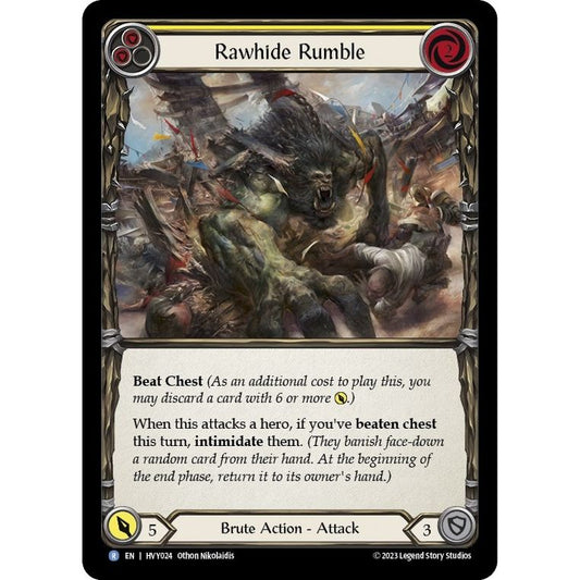Image for Rawhide Rumble (Yellow) (HVY024) (HVY) - Flesh and Blood TCG