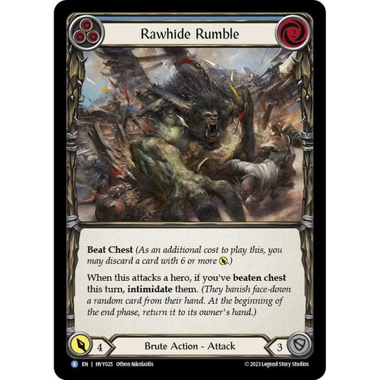Image for Rawhide Rumble (Blue) (HVY025) (HVY) - Flesh and Blood TCG