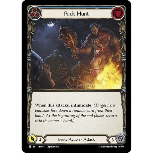 Image for Pack Hunt (Blue) (HVY034) (HVY) - Flesh and Blood TCG