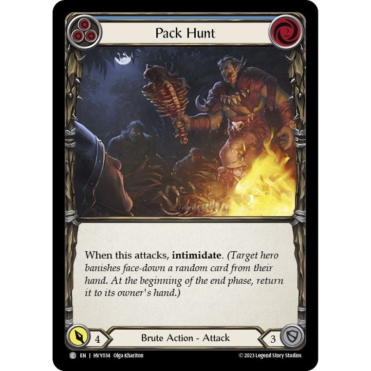 Image for Pack Hunt (Blue) (HVY034) (HVY) - Flesh and Blood TCG