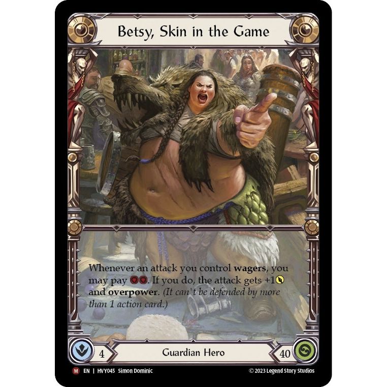 Image for Betsy, Skin in the Game (HVY045) (HVY) - Flesh and Blood TCG