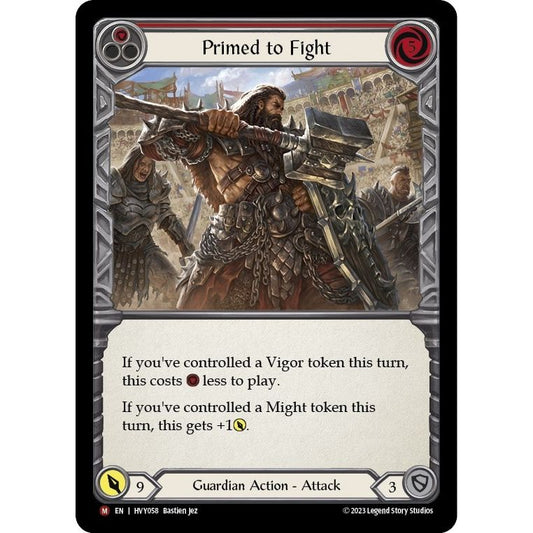 Image for Primed to Fight (HVY058) (HVY) - Flesh and Blood TCG