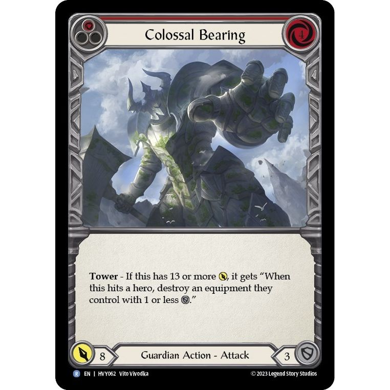 Image for Colossal Bearing (HVY062) (HVY) - Flesh and Blood TCG
