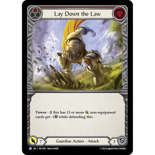 Image for Lay Down the Law (HVY063) (HVY) - Flesh and Blood TCG