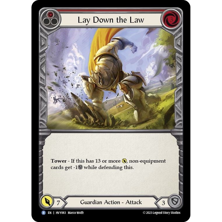 Image for Lay Down the Law (HVY063) (HVY) - Flesh and Blood TCG