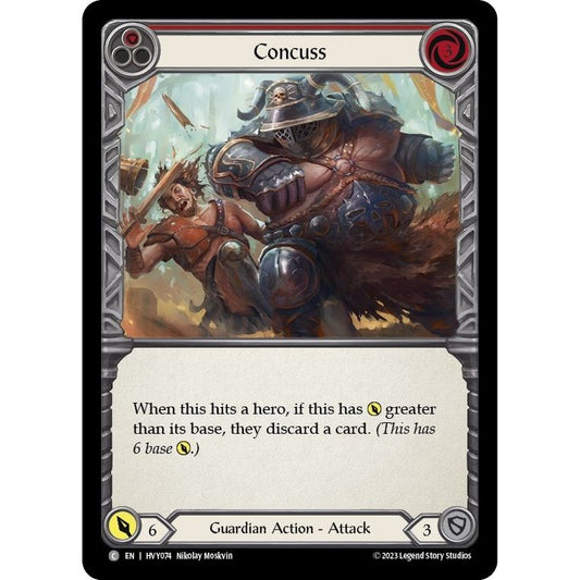 Image for Concuss (Red) (HVY074) (HVY) - Flesh and Blood TCG