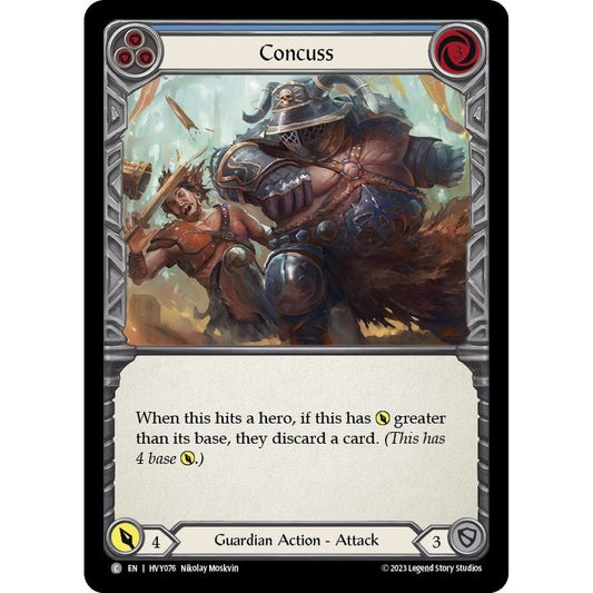Image for Concuss (Blue) (HVY076) (HVY) - Flesh and Blood TCG
