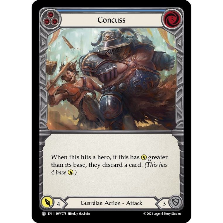 Image for Concuss (Blue) (HVY076) (HVY) - Flesh and Blood TCG
