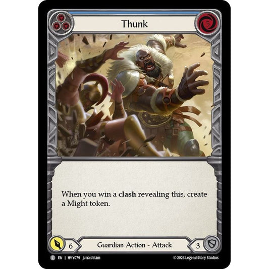 Image for Thunk (Blue) (HVY079) (HVY) - Flesh and Blood TCG