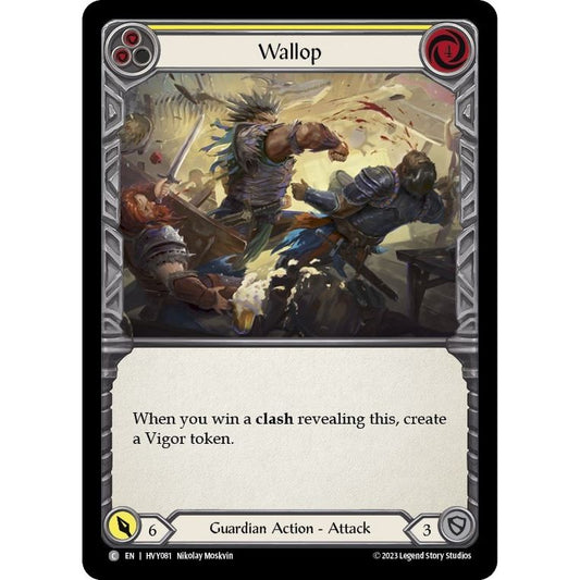 Image for Wallop (Yellow) (HVY081) (HVY) - Flesh and Blood TCG