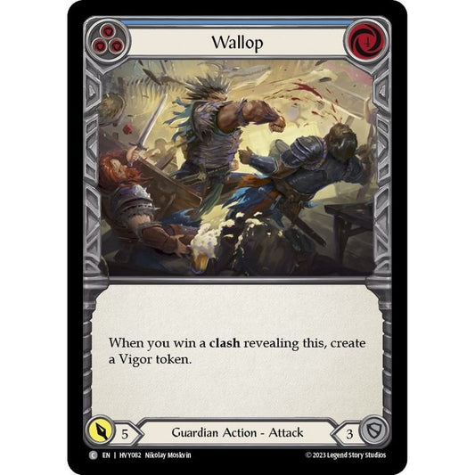 Image for Wallop (Blue) (HVY082) (HVY) - Flesh and Blood TCG