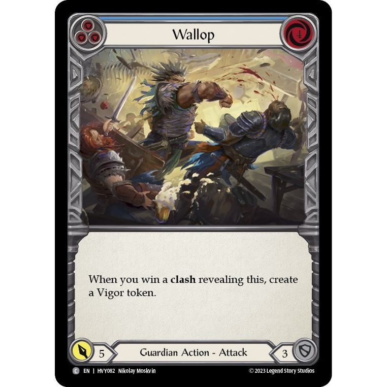 Image for Wallop (Blue) (HVY082) (HVY) - Flesh and Blood TCG