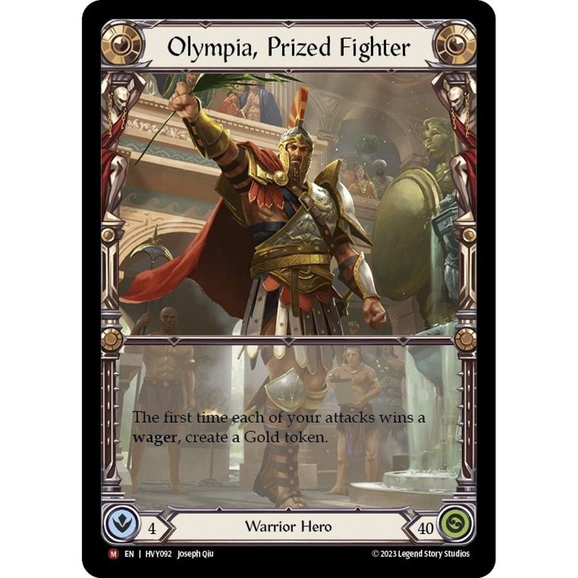 Image for Olympia, Prized Fighter (HVY092) (HVY) - Flesh and Blood TCG