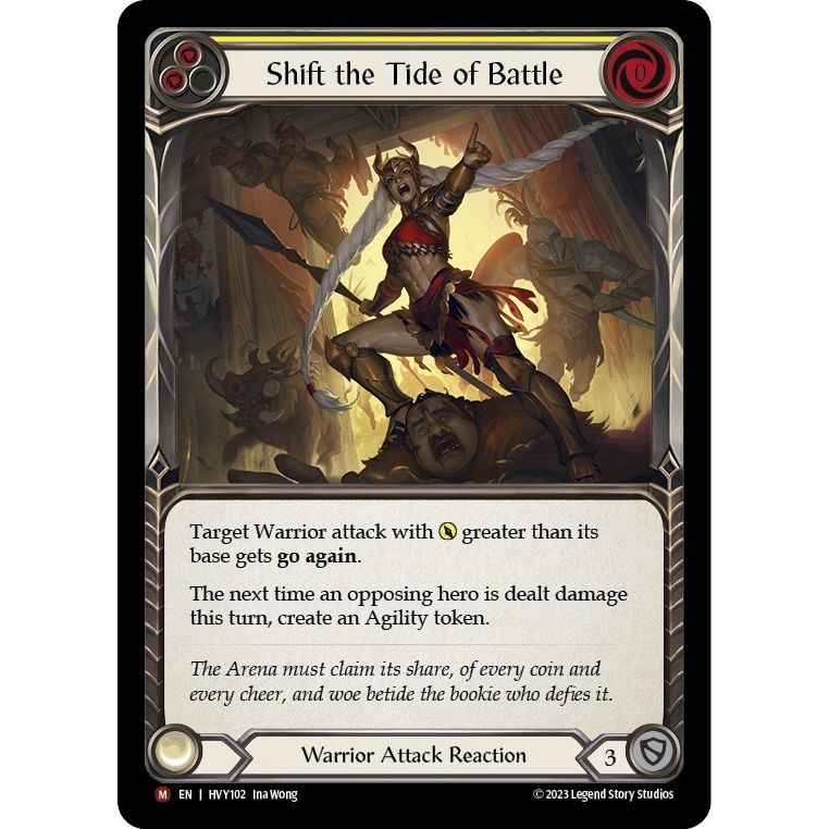 Image for Shift the Tide of Battle (HVY102) (HVY) - Flesh and Blood TCG