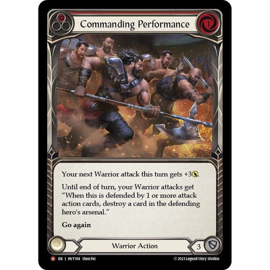 Image for Commanding Performance (HVY104) (HVY) - Flesh and Blood TCG