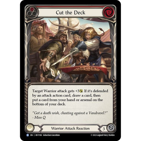 Image for Cut the Deck (Red) (HVY106) (HVY) - Flesh and Blood TCG