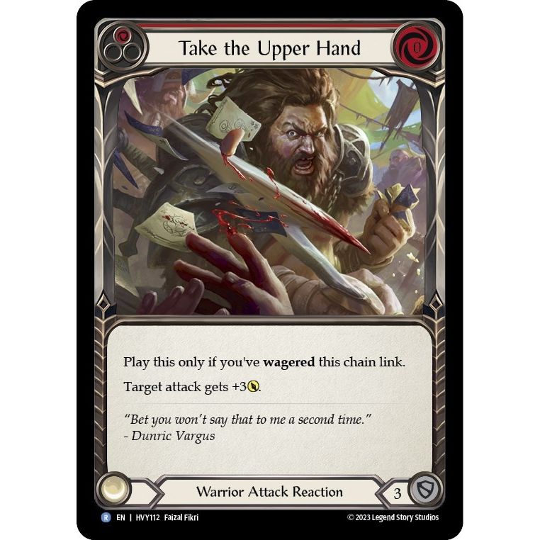Image for Take the Upper Hand (Red) (HVY112) (HVY) - Flesh and Blood TCG