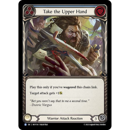 Image for Take the Upper Hand (Blue) (HVY114) (HVY) - Flesh and Blood TCG