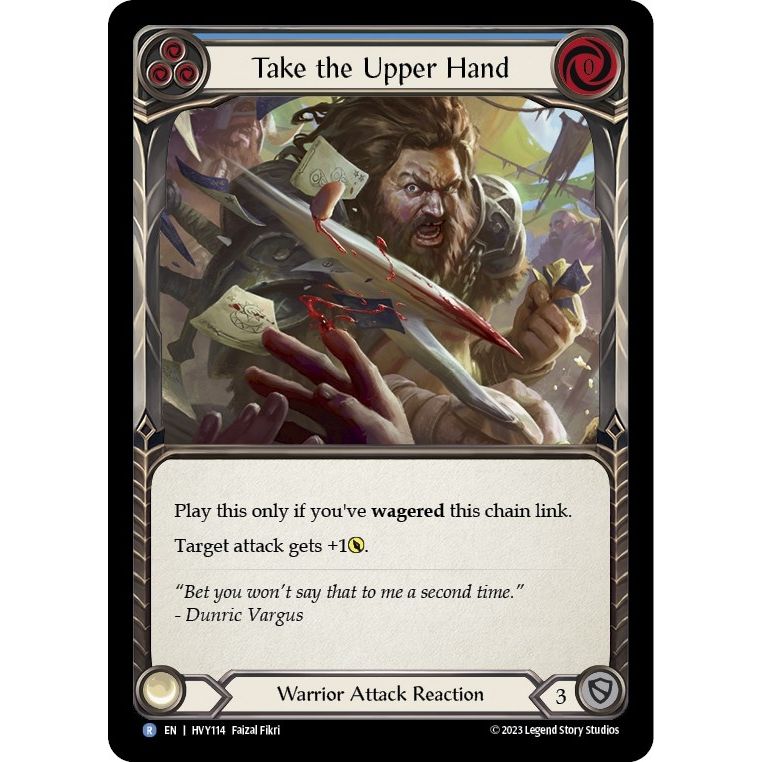 Image for Take the Upper Hand (Blue) (HVY114) (HVY) - Flesh and Blood TCG