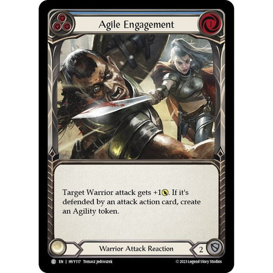Image for Agile Engagement (Blue) (HVY117) (HVY) - Flesh and Blood TCG