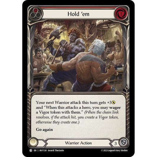 Image for Hold 'em (Red) (HVY130) (HVY) - Flesh and Blood TCG