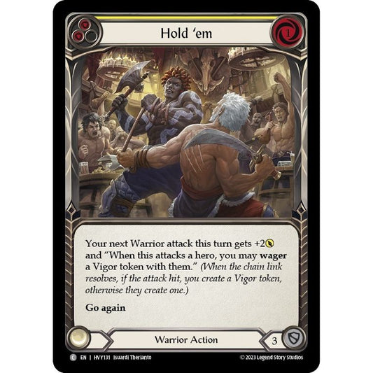 Image for Hold 'em (Yellow) (HVY131) (HVY) - Flesh and Blood TCG