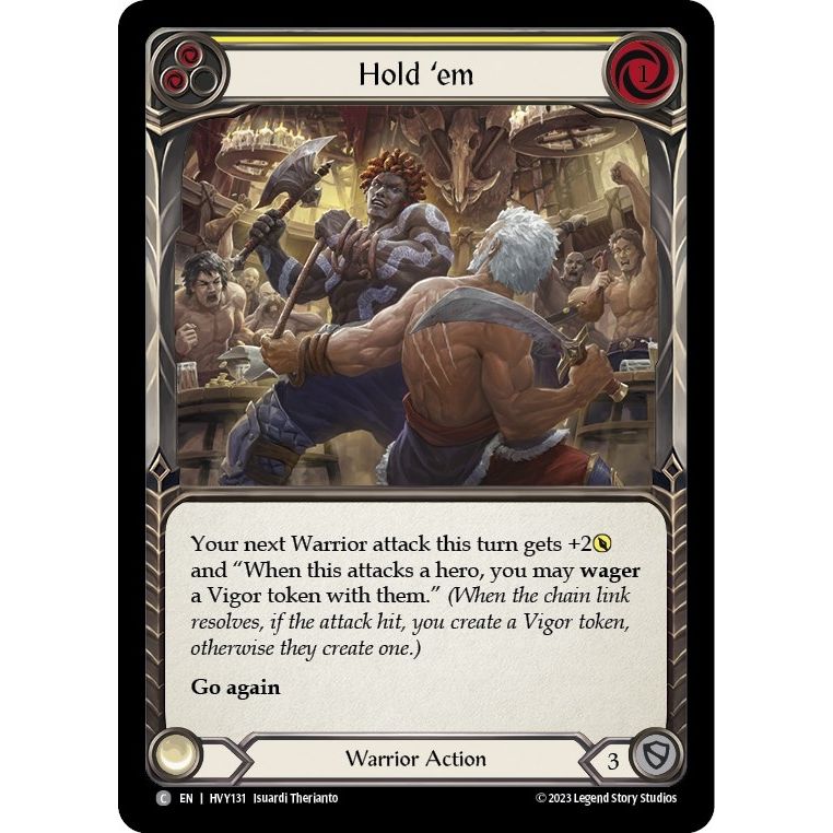Image for Hold 'em (Yellow) (HVY131) (HVY) - Flesh and Blood TCG