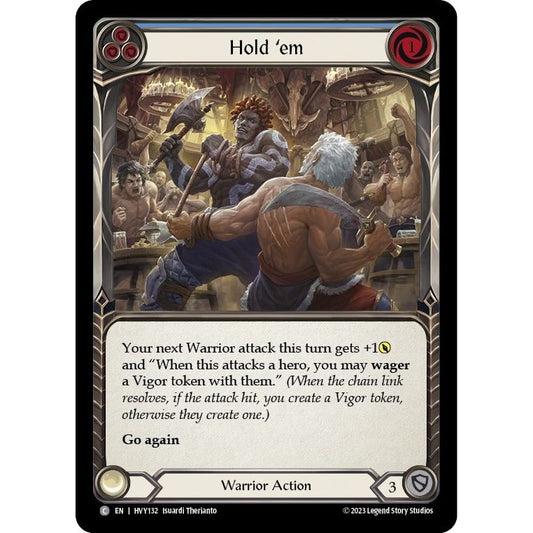 Image for Hold 'em (Blue) (HVY132) (HVY) - Flesh and Blood TCG