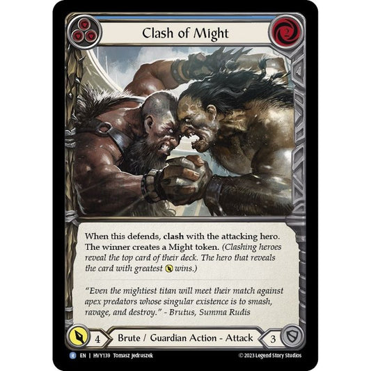 Image for Clash of Might (Blue) (HVY139) (HVY) - Flesh and Blood TCG