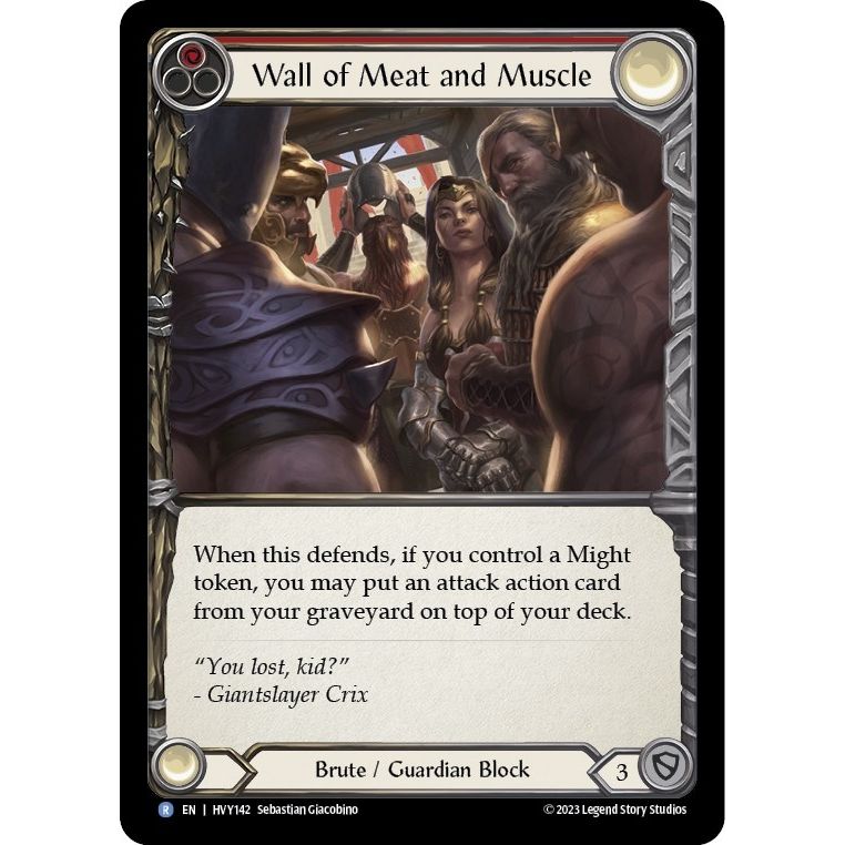 Image for Wall of Meat and Muscle (HVY142) (HVY) - Flesh and Blood TCG