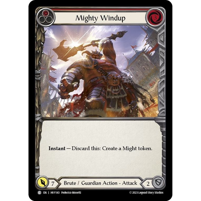 Image for Mighty Windup (Red) (HVY143) (HVY) - Flesh and Blood TCG