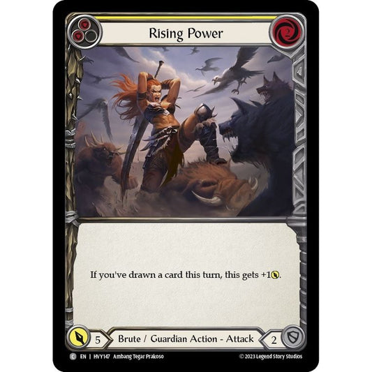 Image for Rising Power (Yellow) (HVY147) (HVY) - Flesh and Blood TCG